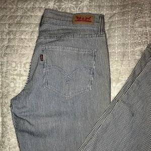 Striped Levi jeans